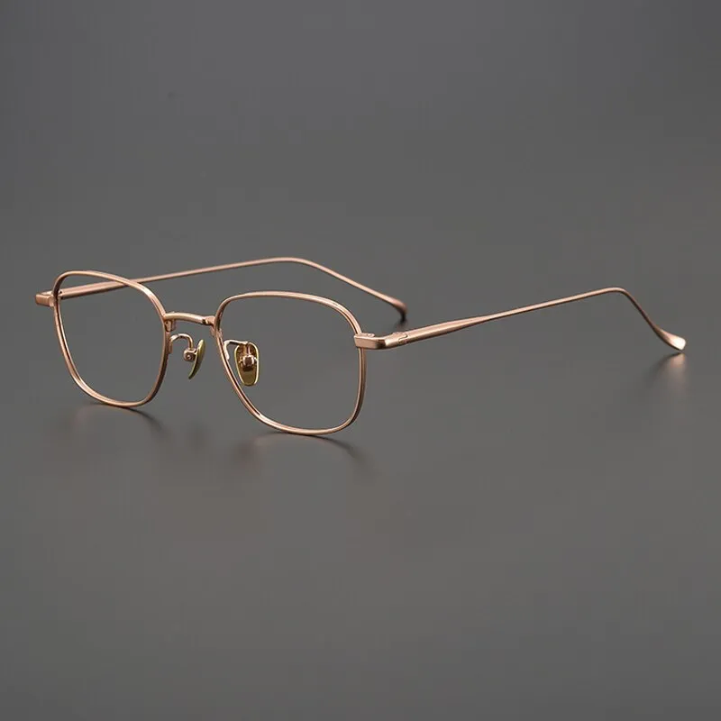 Gatenac Unisex Full Rim Square Titanium Eyeglasses Gxyj997