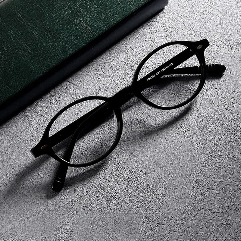 Gatenac Women's Full Rim Small Round Acetate Eyeglasses Gxyj1234