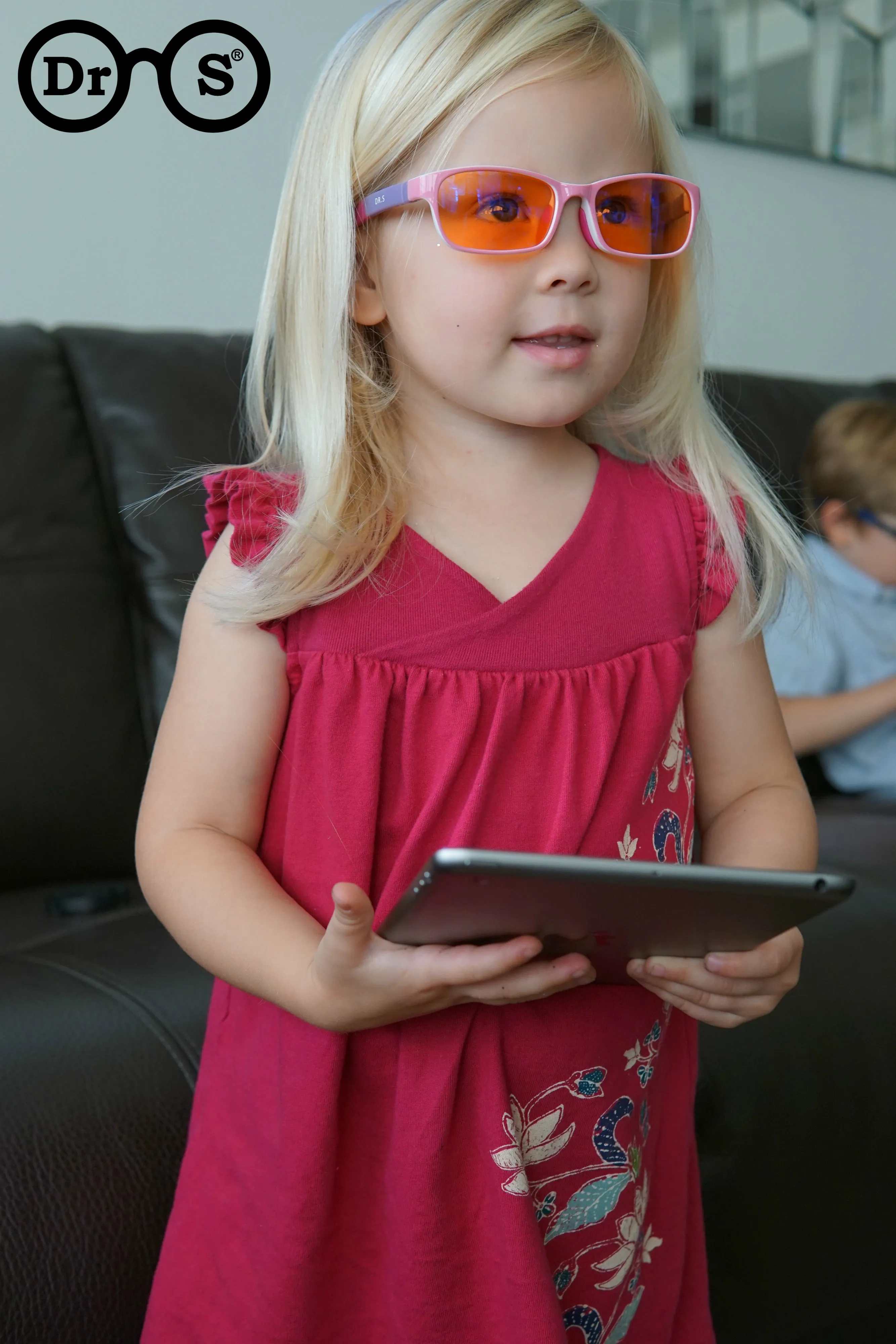 Girls Blue Blocking Glasses