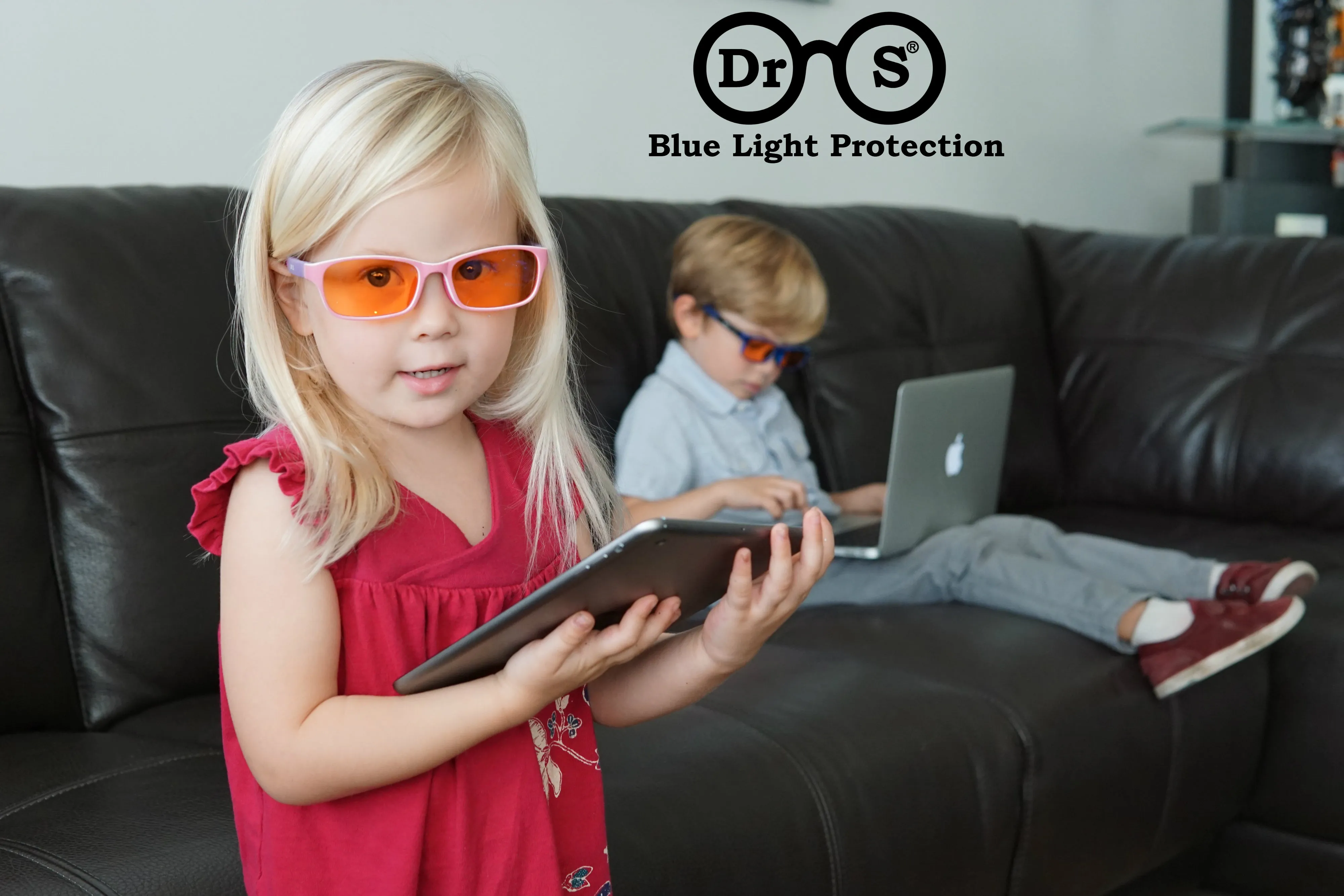 Girls Blue Blocking Glasses