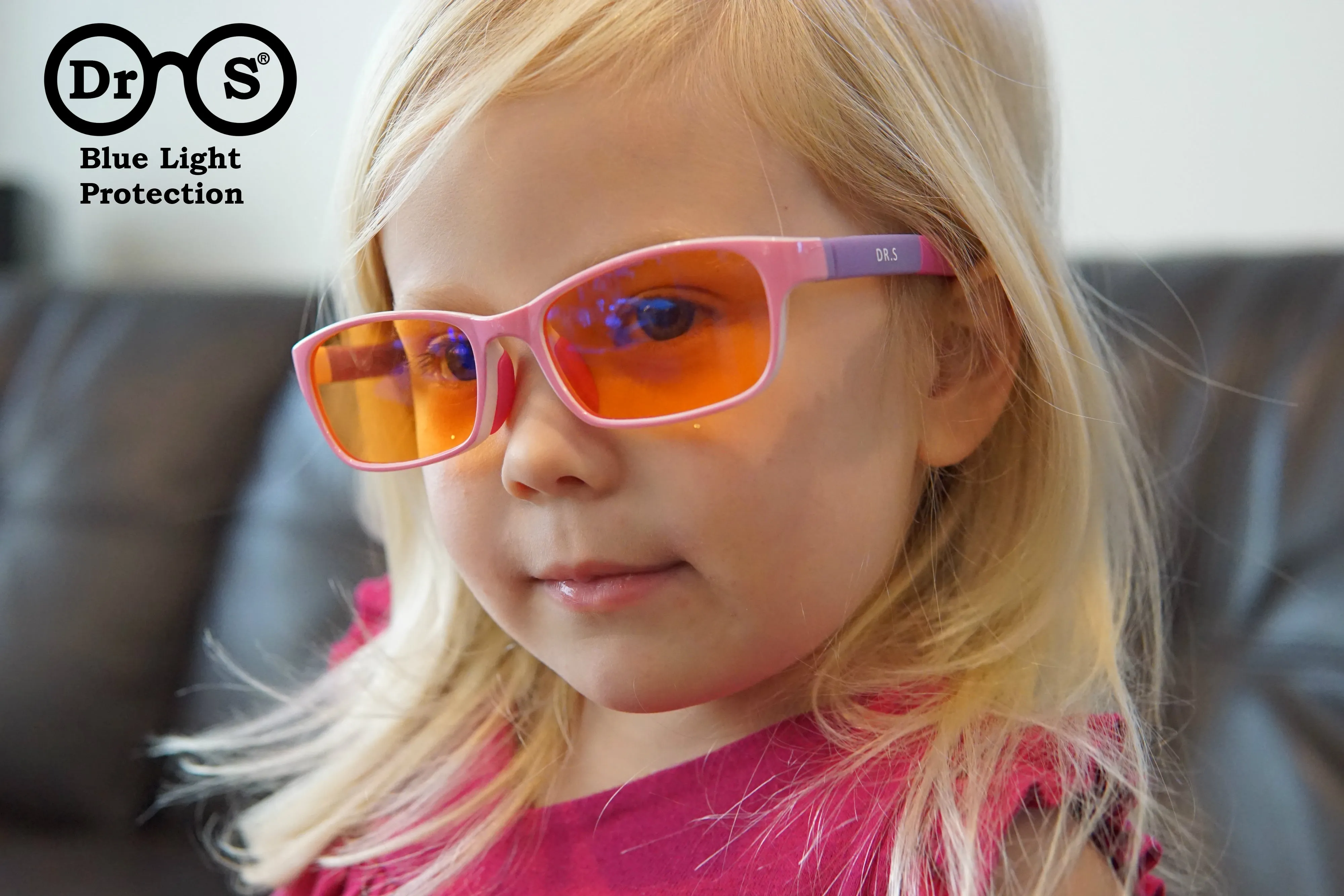 Girls Blue Blocking Glasses