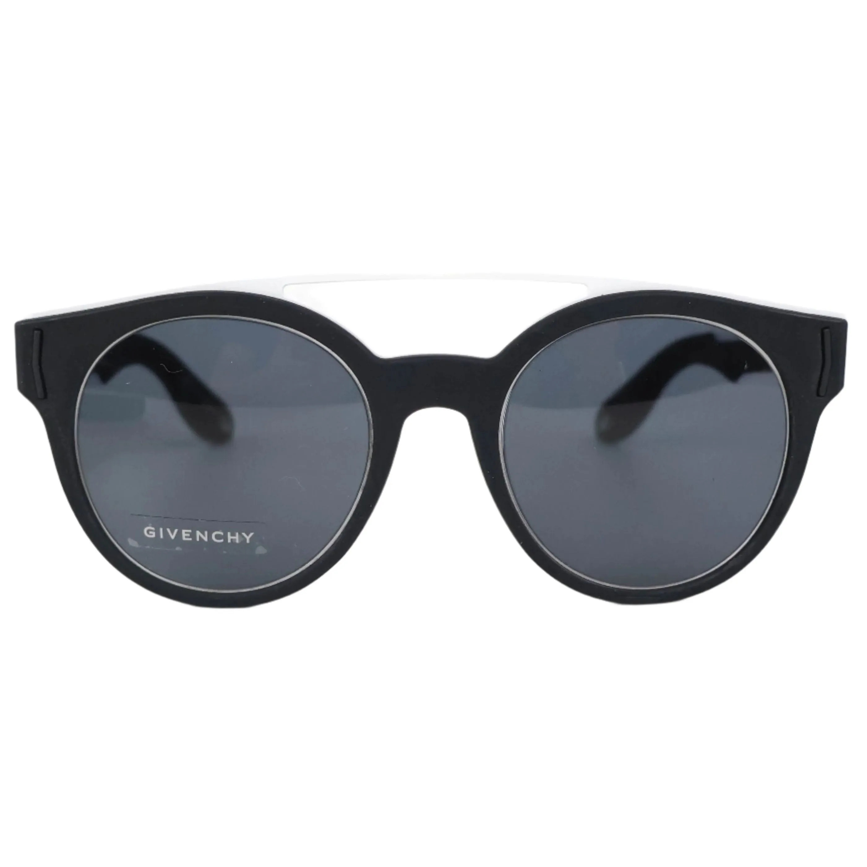 Givenchy Matte Black & white Logo Sunglasses
