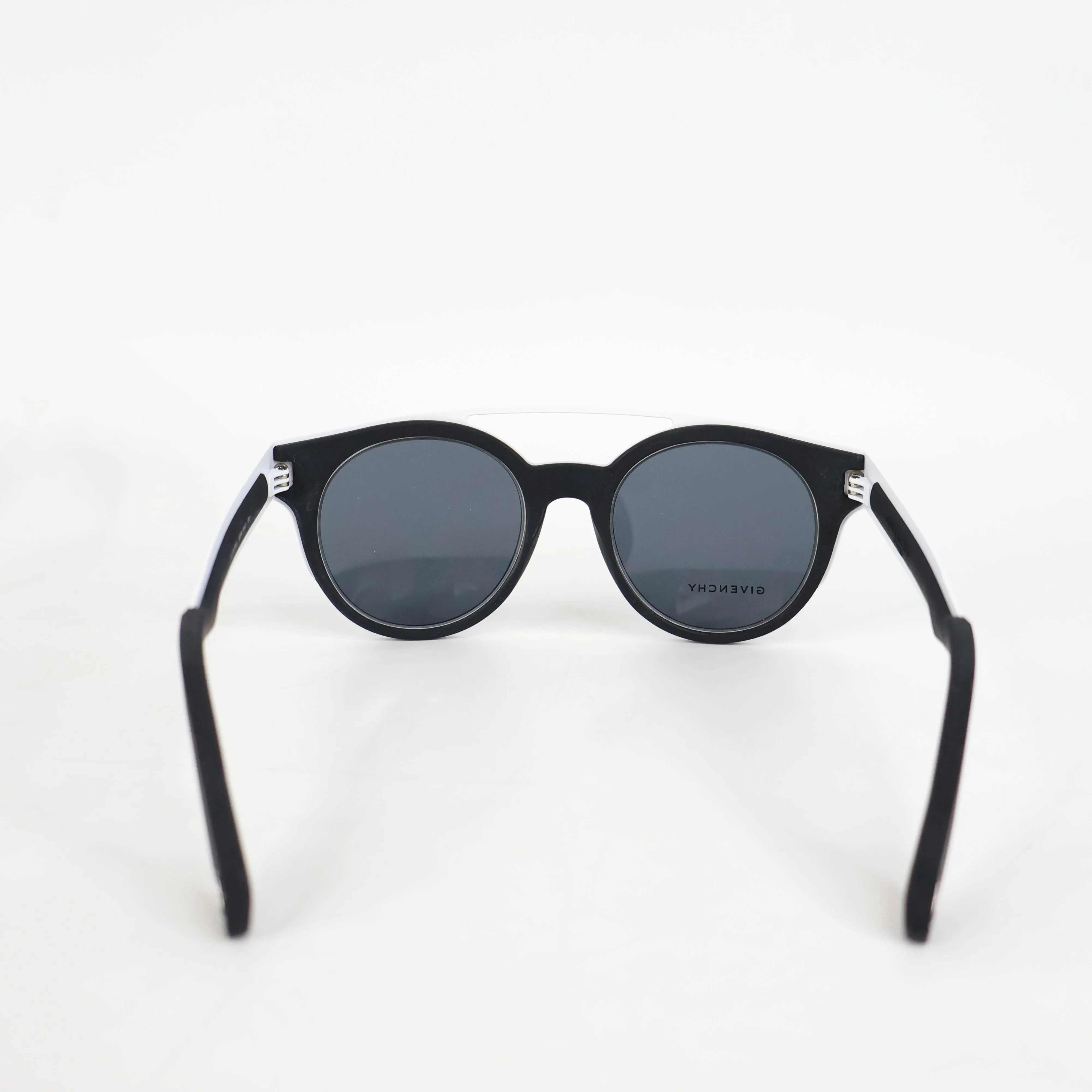 Givenchy Matte Black & white Logo Sunglasses