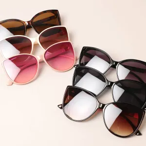 Glitter Detailed Cat Eye Sunglasses