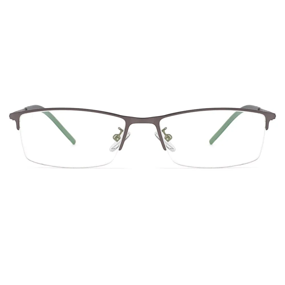 Gmei Men's Eyeglasses Titanium Alloy S6607 Spring Hinges