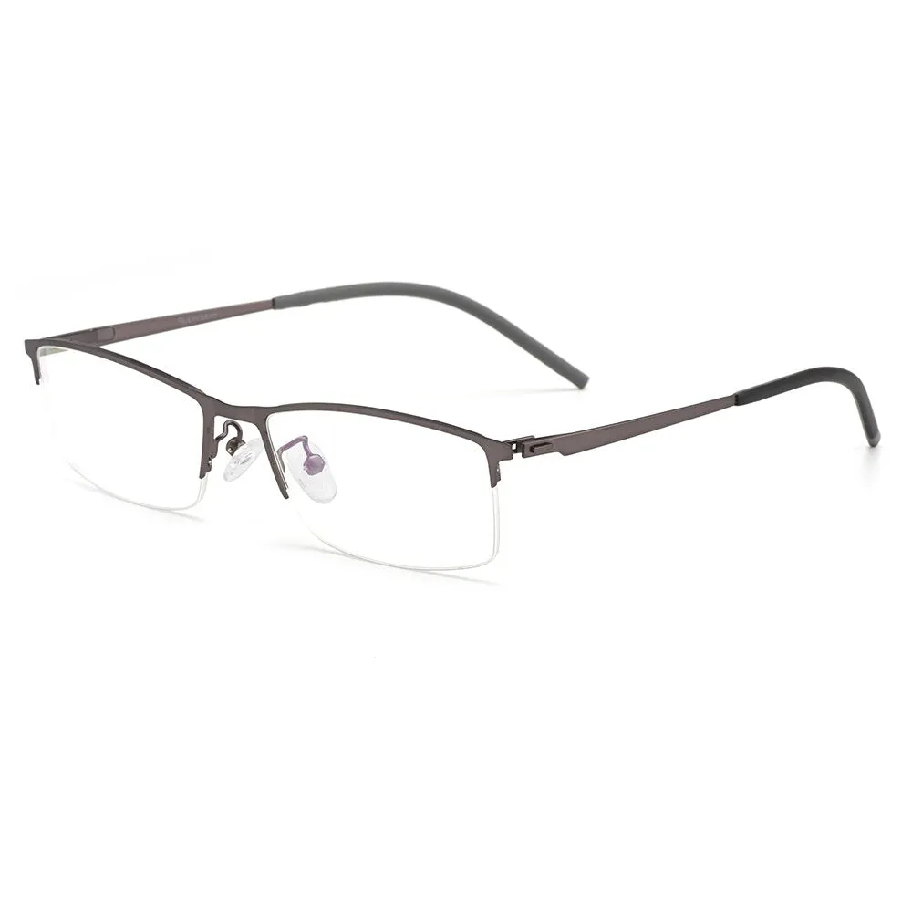 Gmei Men's Eyeglasses Titanium Alloy S6607 Spring Hinges