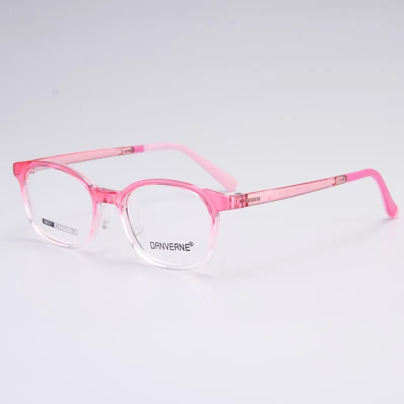 Gmei Unisex Children's Full Rim Round Rectangle Silicone TR90 Eyeglasses 8601