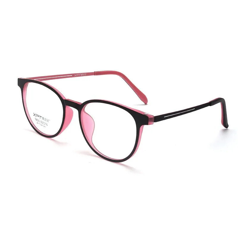 Gmei Unisex Full Rim Round Square Tr 90 Titanium Eyeglasses 9836xp