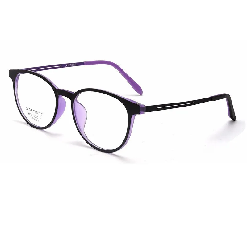 Gmei Unisex Full Rim Round Square Tr 90 Titanium Eyeglasses 9836xp