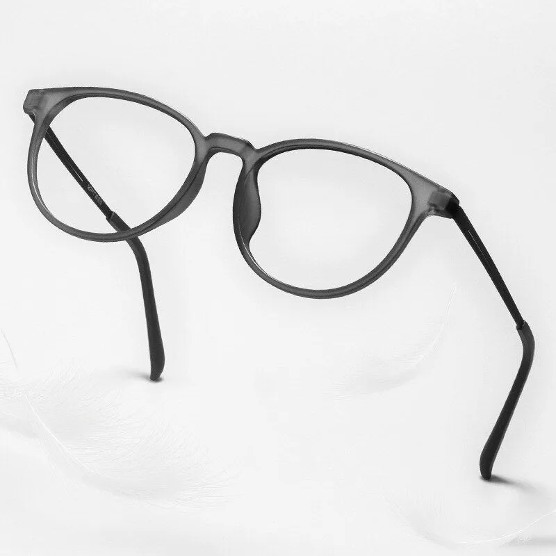 Gmei Unisex Full Rim Round Square Tr 90 Titanium Eyeglasses 9836xp