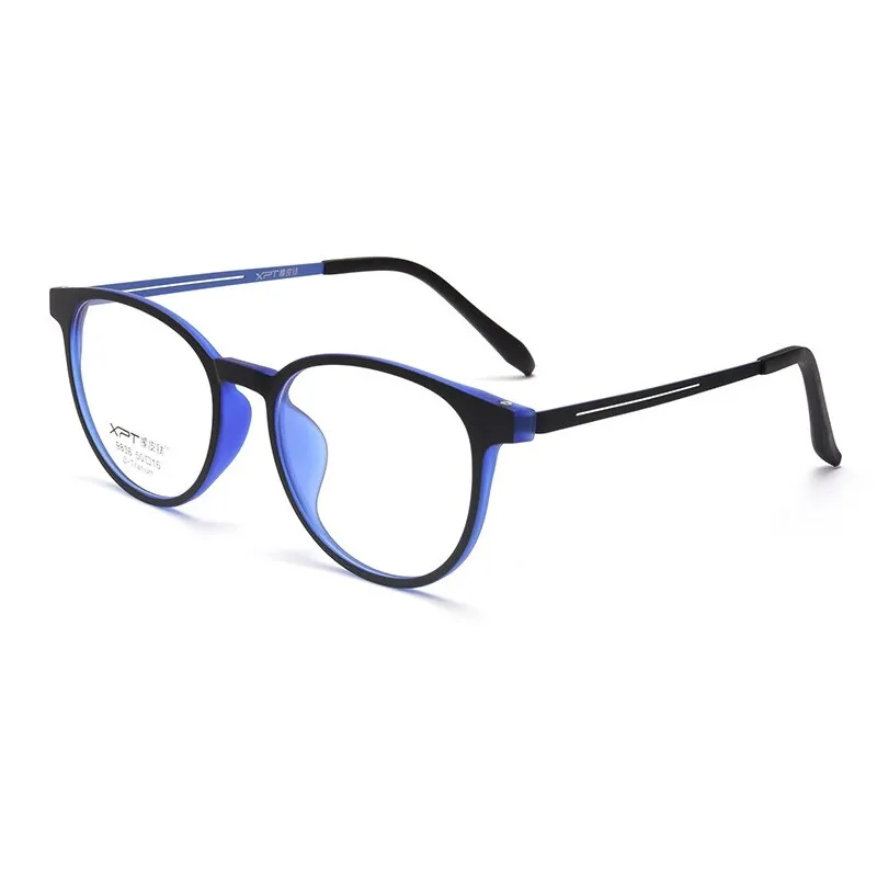 Gmei Unisex Full Rim Round Square Tr 90 Titanium Eyeglasses 9836xp