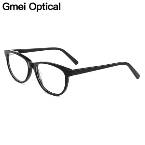 Gmei Women's Eyeglasses Acetate Cat Eye Full Rim Spring Hinges Yh6024