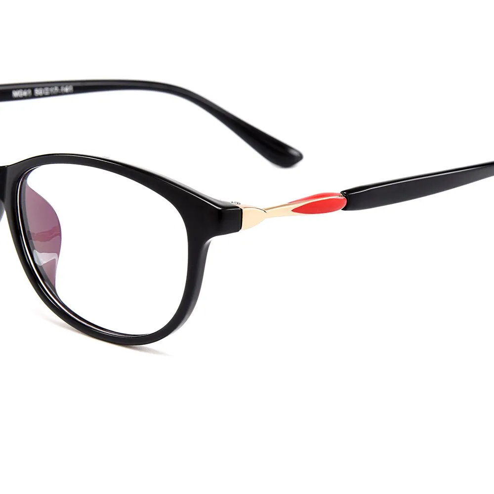 Gmei Women's Eyeglasses Ultralight Tr90 Plastic Full Rim M041