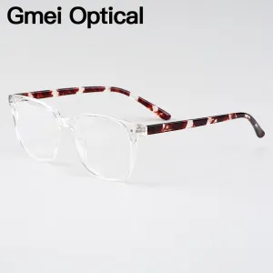 Gmei Women's Eyeglasses Voguish Transparent Plastic H8021