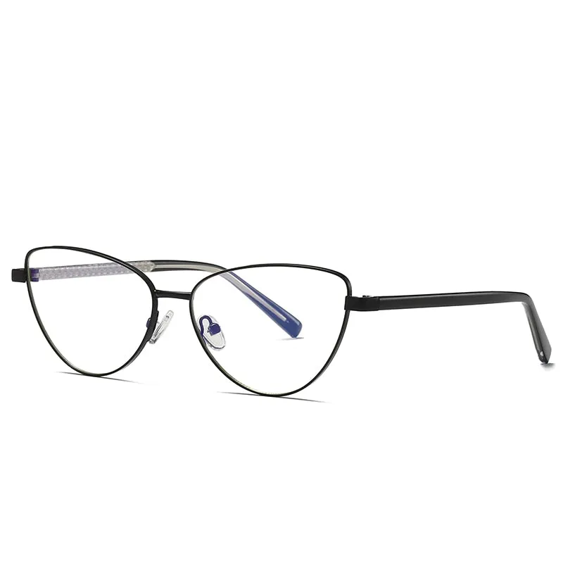Gmei Women's Full Rim Alloy Cat Eye Frame Eyeglasses 3006