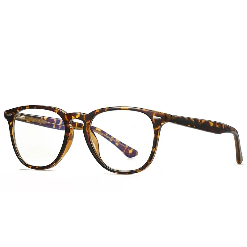 Gmei Women's Full Rim TR 90 Titanium Round Frame Eyeglasses 2059
