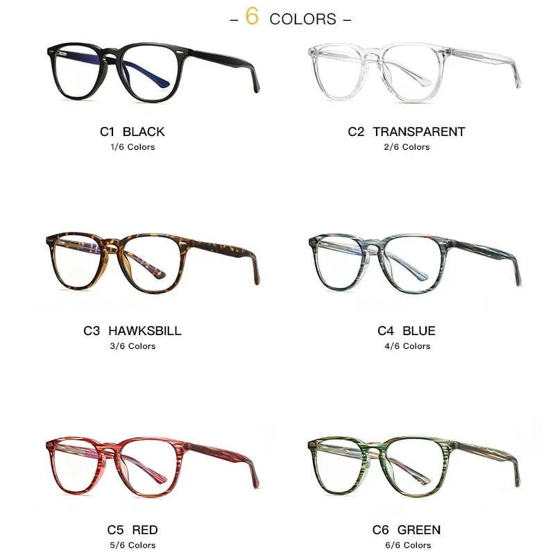 Gmei Women's Full Rim TR 90 Titanium Round Frame Eyeglasses 2059