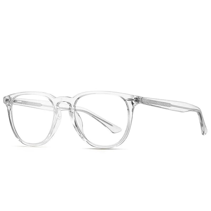 Gmei Women's Full Rim TR 90 Titanium Round Frame Eyeglasses 2059