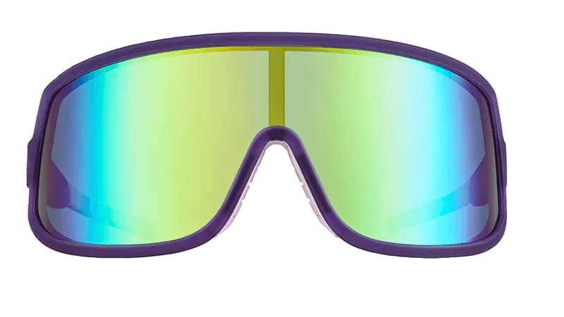 Goodr Wrap Gs Polarized Performance Sunglasses – No-Slip, No-Bounce, Full Coverage for Maximum Protection