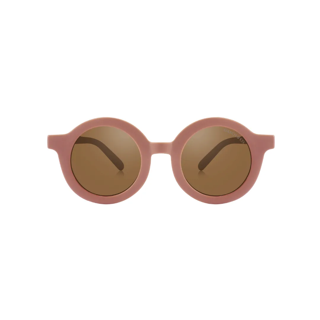 Grech & Co. Round Sustainable Sunglasses – Sunset