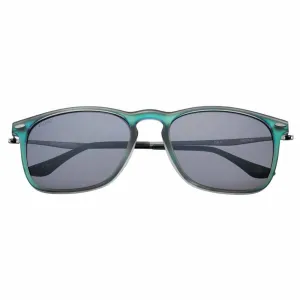 Green Polarized Slender Teardrop Sunglasses