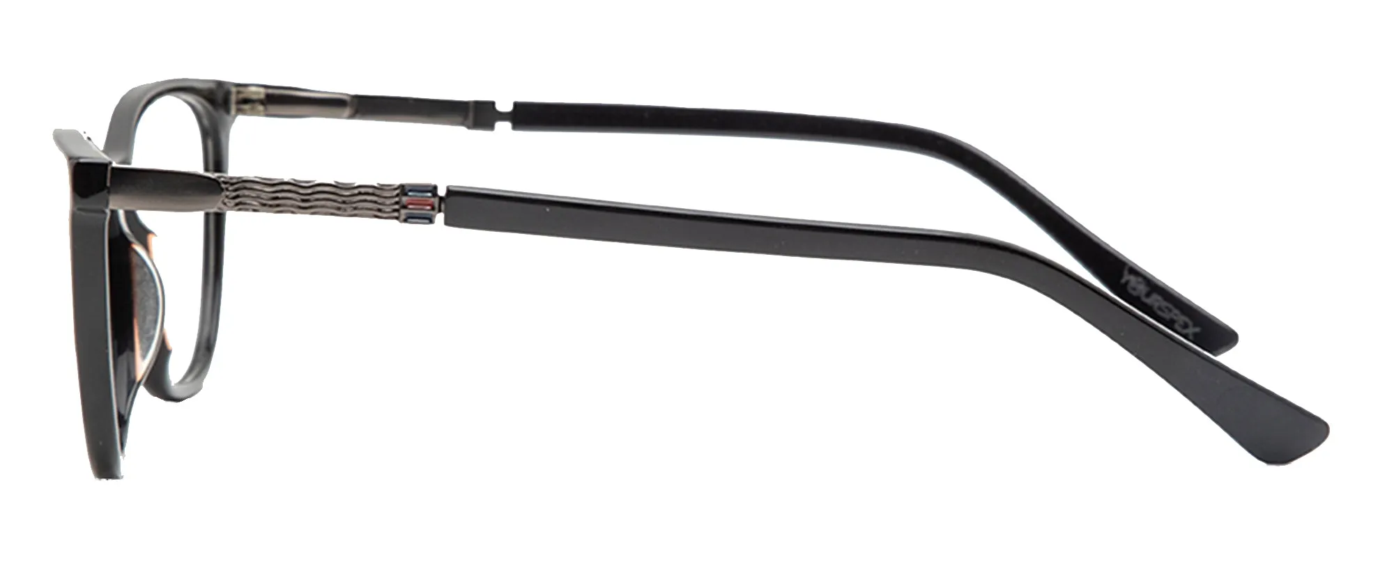 Grey Black Cateye Acetate Frame - Reading Eyeglasses