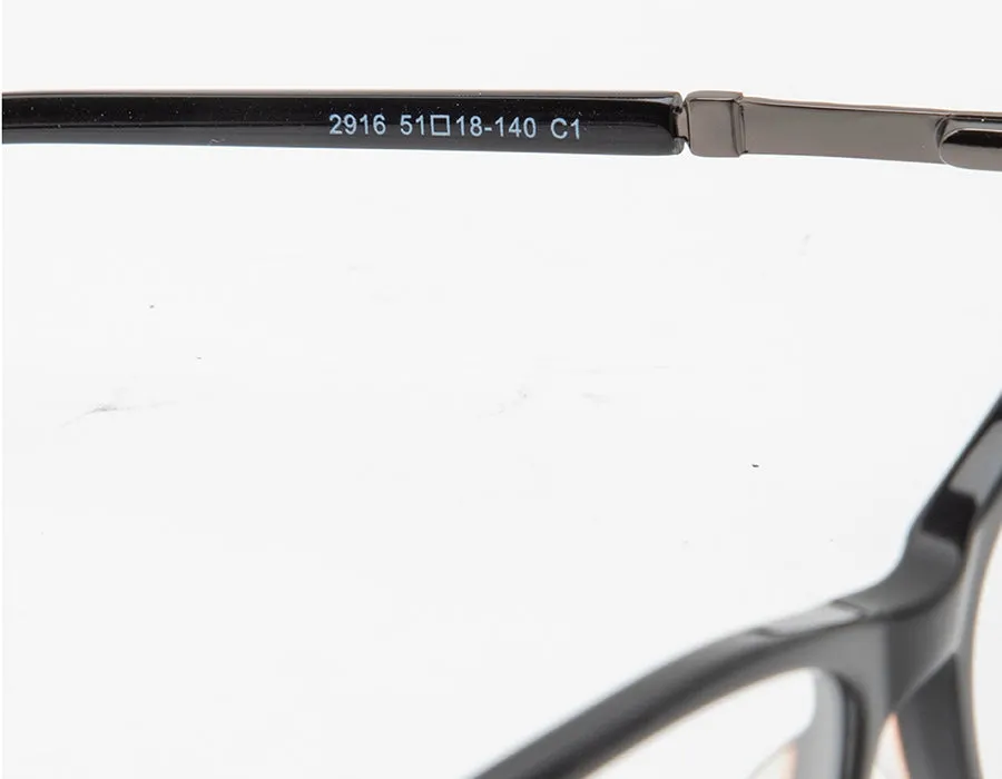 Grey Black Cateye Acetate Frame - Reading Eyeglasses