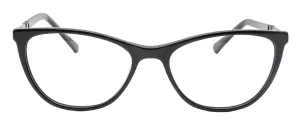 Grey Black Cateye Acetate Frame - Reading Eyeglasses