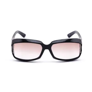 Gucci Black Interlocking G Narrow Sunglasses