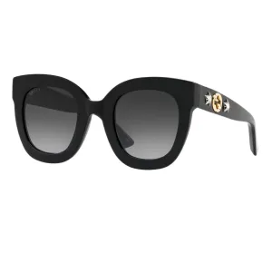 Gucci GG0208S 001 Women’s Sunglasses - Black Frame, Grey Gradient Lenses