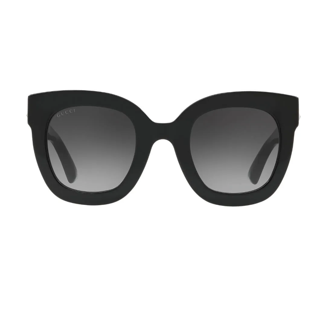 Gucci GG0208S 001 Women’s Sunglasses - Black Frame, Grey Gradient Lenses