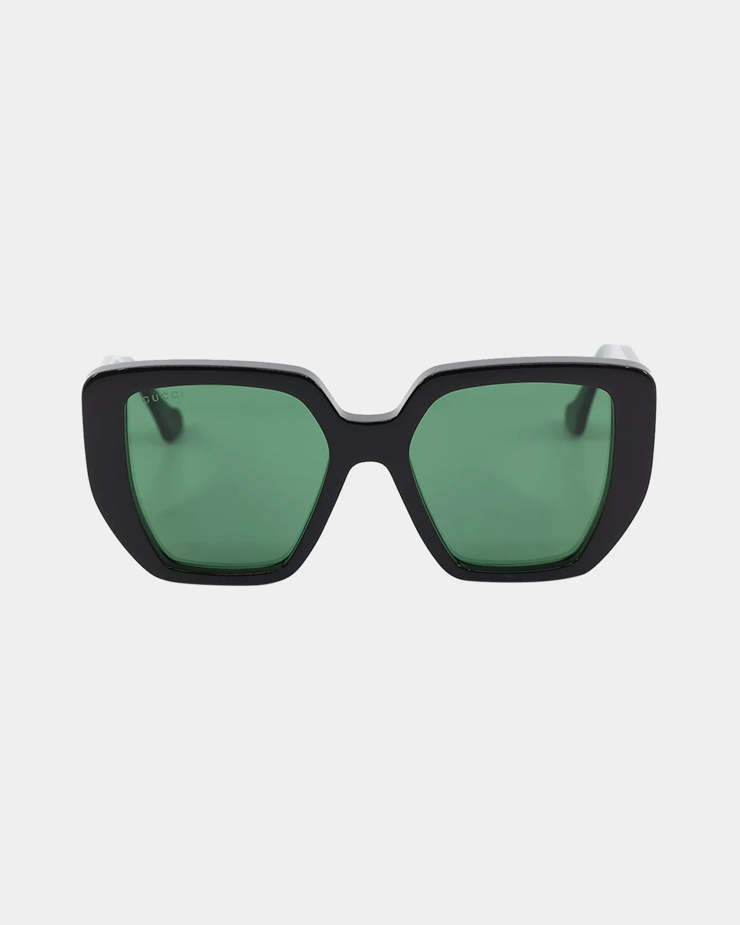 Gucci GG0956S-001 54 Sunglasses Black/Green