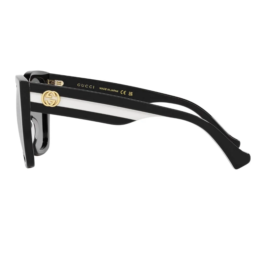 Gucci GG1300S 004 Women’s Sunglasses - Black Frame, Grey Lenses