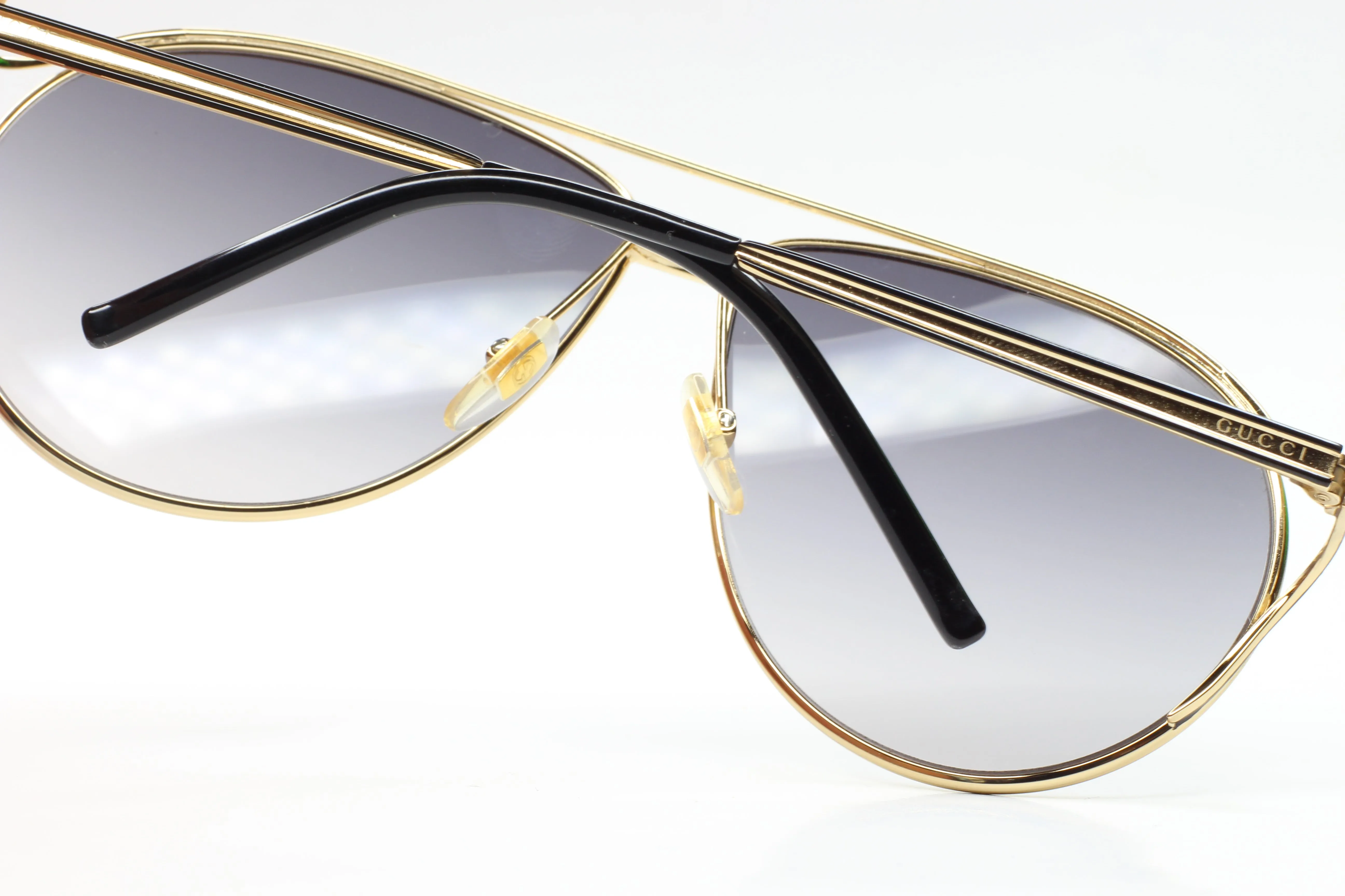 Gucci GG4216S KSYEU Gold Aviator Italy Luxury Sunglasses