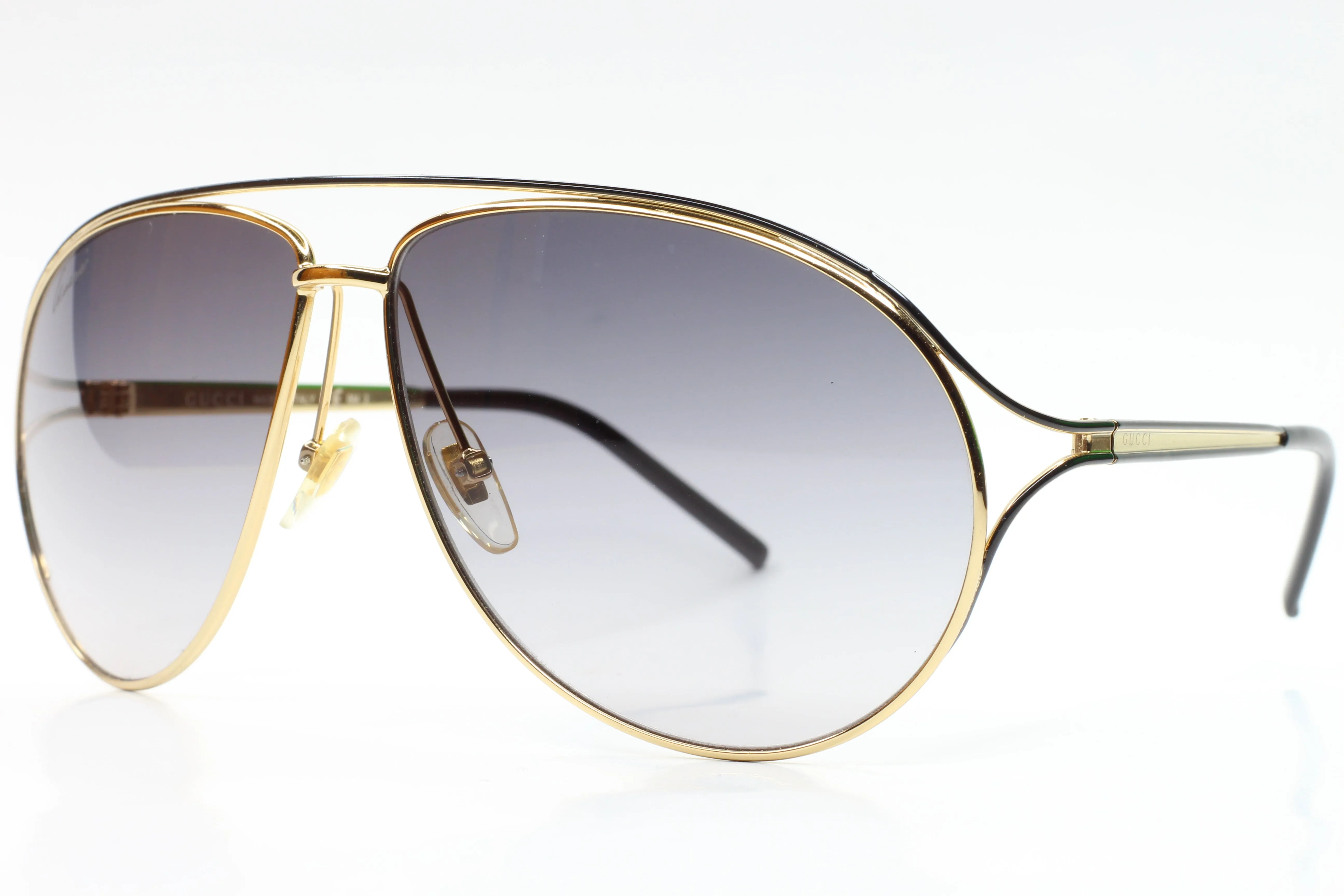 Gucci GG4216S KSYEU Gold Aviator Italy Luxury Sunglasses