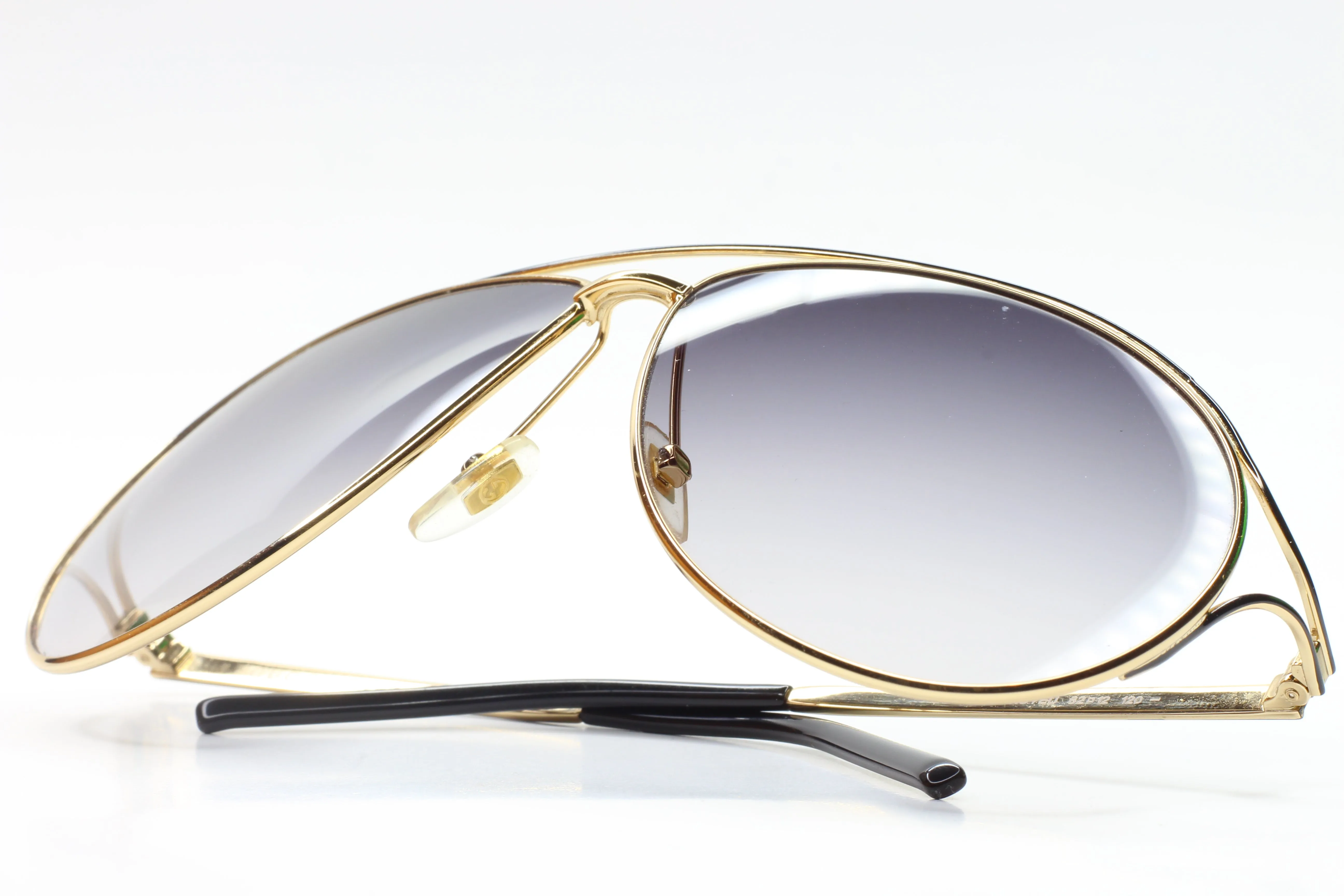 Gucci GG4216S KSYEU Gold Aviator Italy Luxury Sunglasses