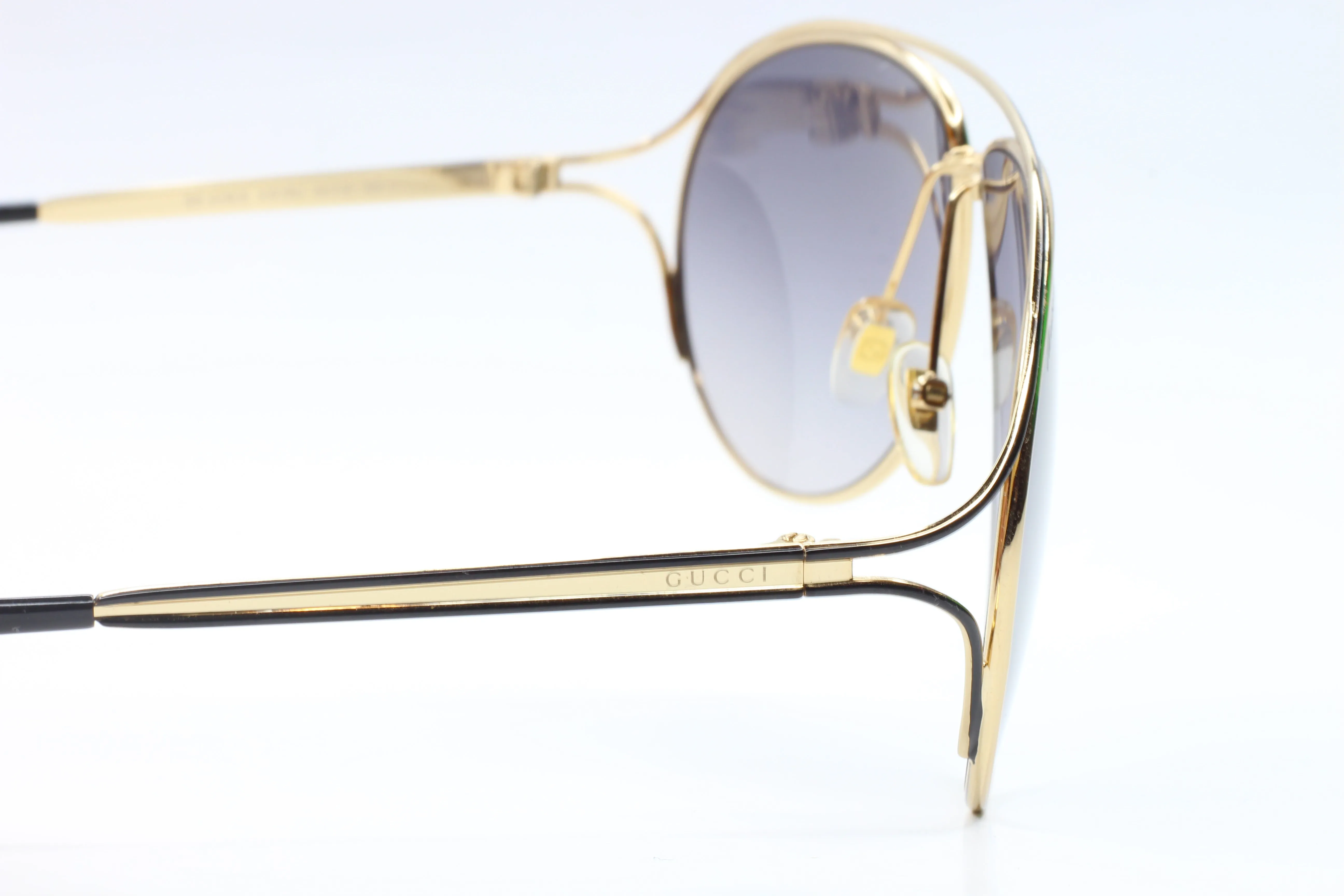 Gucci GG4216S KSYEU Gold Aviator Italy Luxury Sunglasses