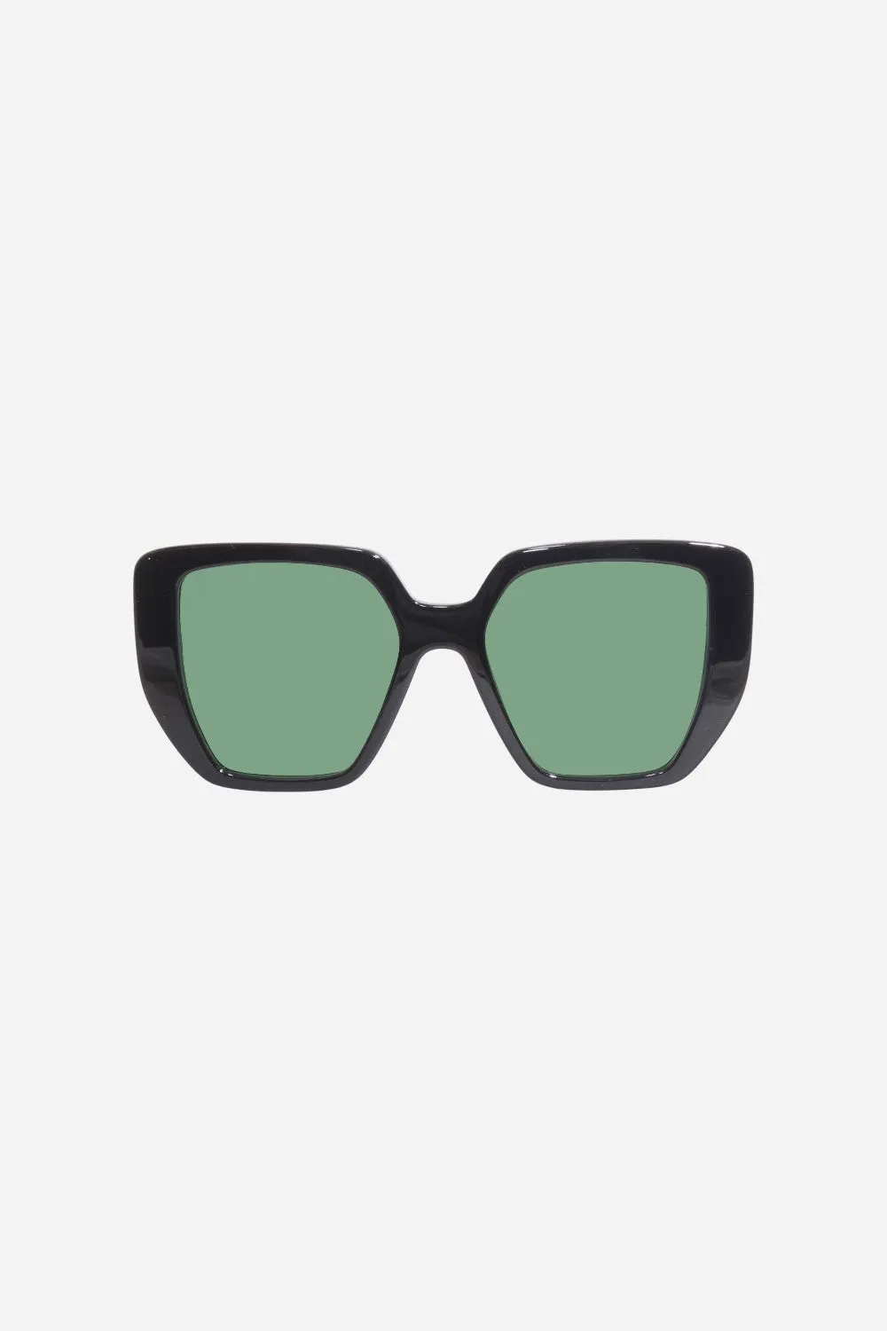 Gucci Green Square Sunglasses - Gg0956s-001 54
