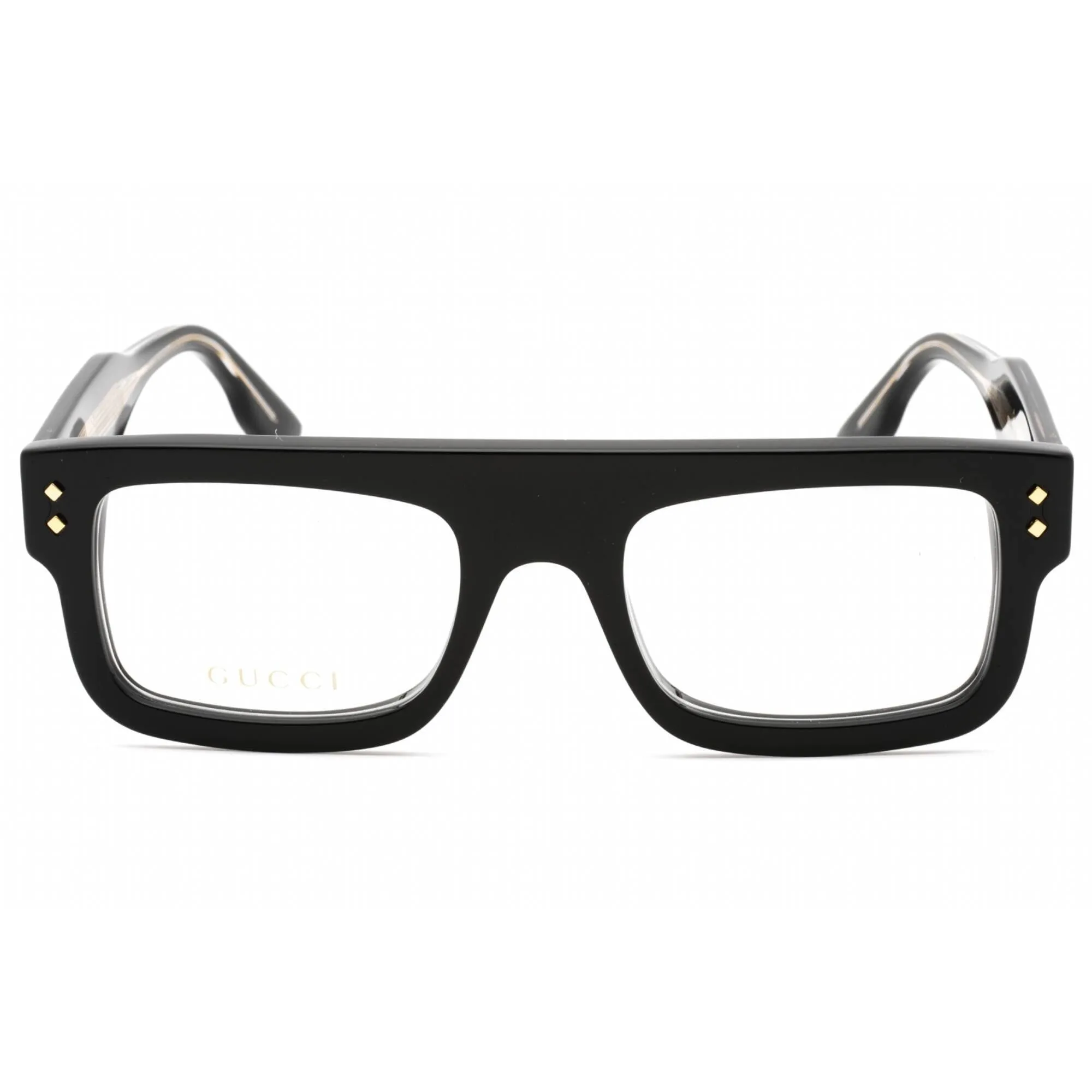Gucci Men's Eyeglasses - Black Rectangular Full Rim Plastic Frame | GG1085O 001