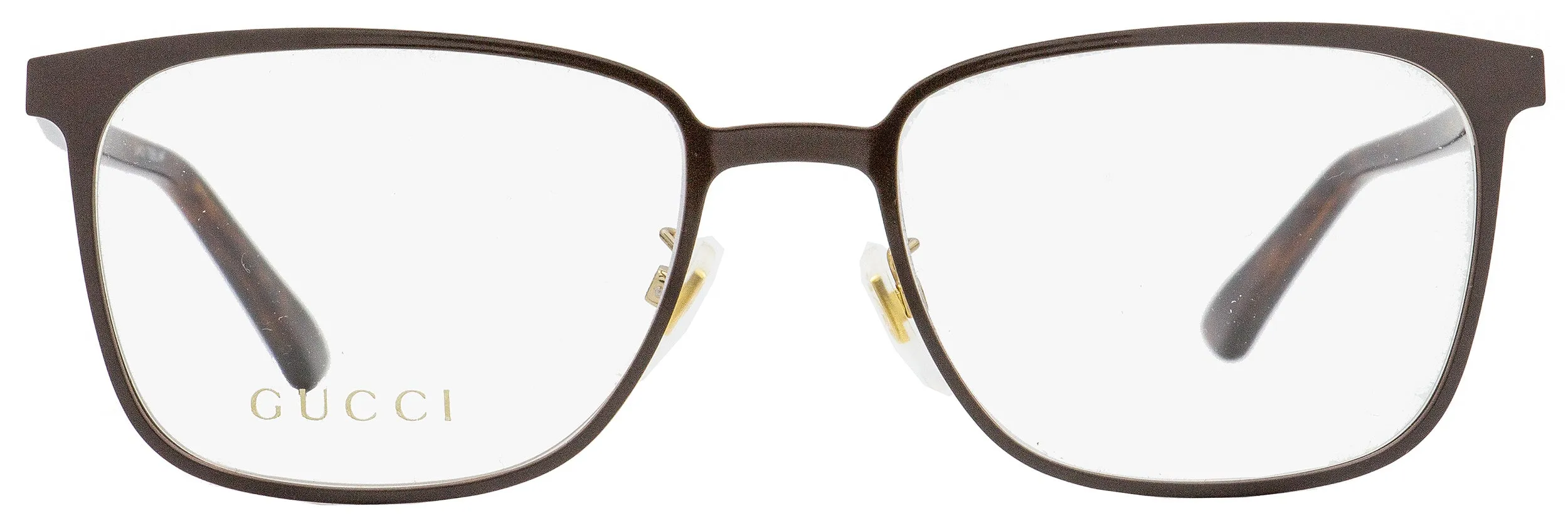 Gucci Men's  Eyeglasses GG0294O 003 Brown/Havana/Gold 54mm