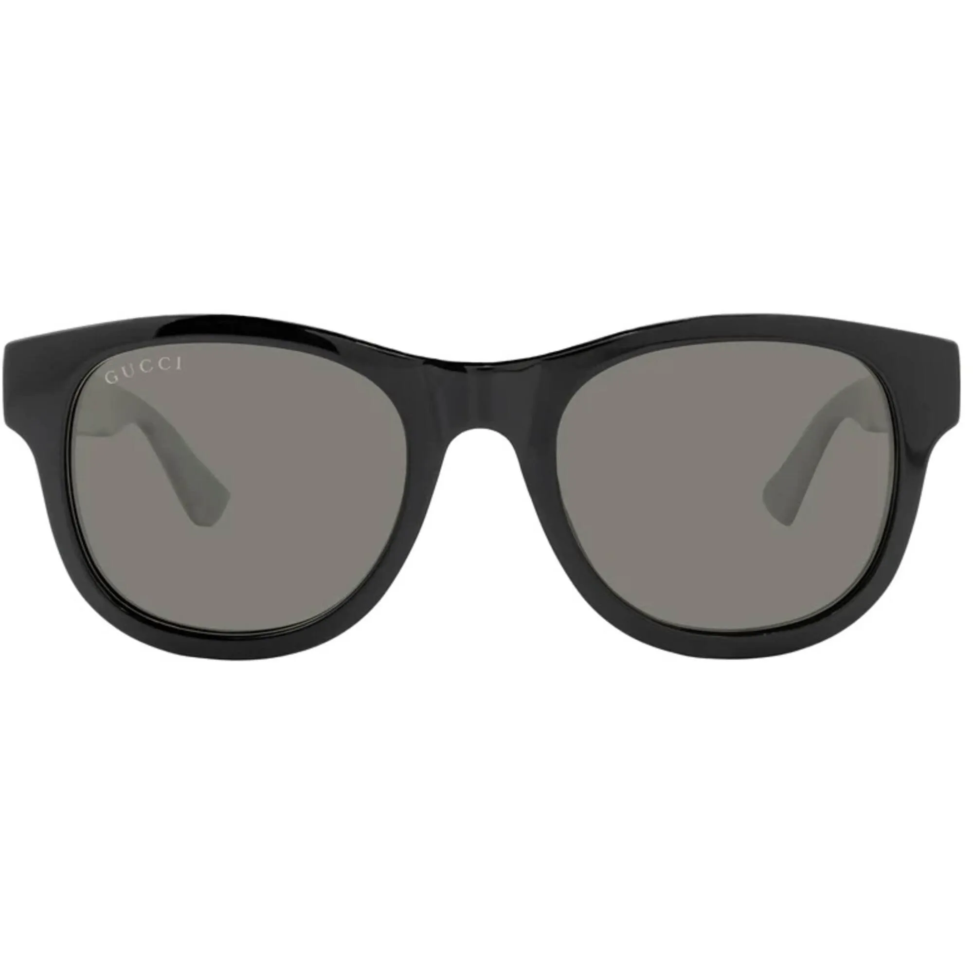 Gucci Men's Sunglasses - Black Acetate Full Rim Cat Eye Frame Grey Lens | GG0003SN 006