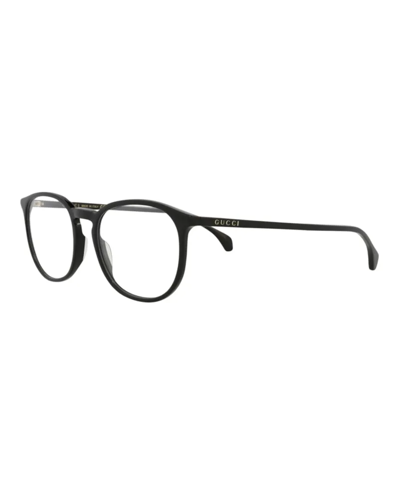 Gucci Round Eyeglasses Black/Black Transparent