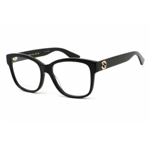 Gucci Unisex Eyeglasses - Black Plastic Cat Eye Shape Full Rim Frame | GG0038ON 001