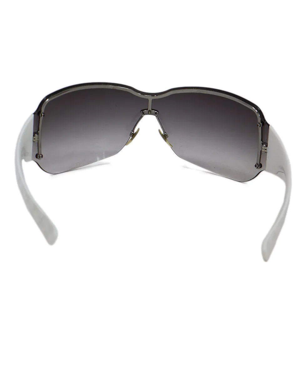 Gucci White & Grey Sunglasses