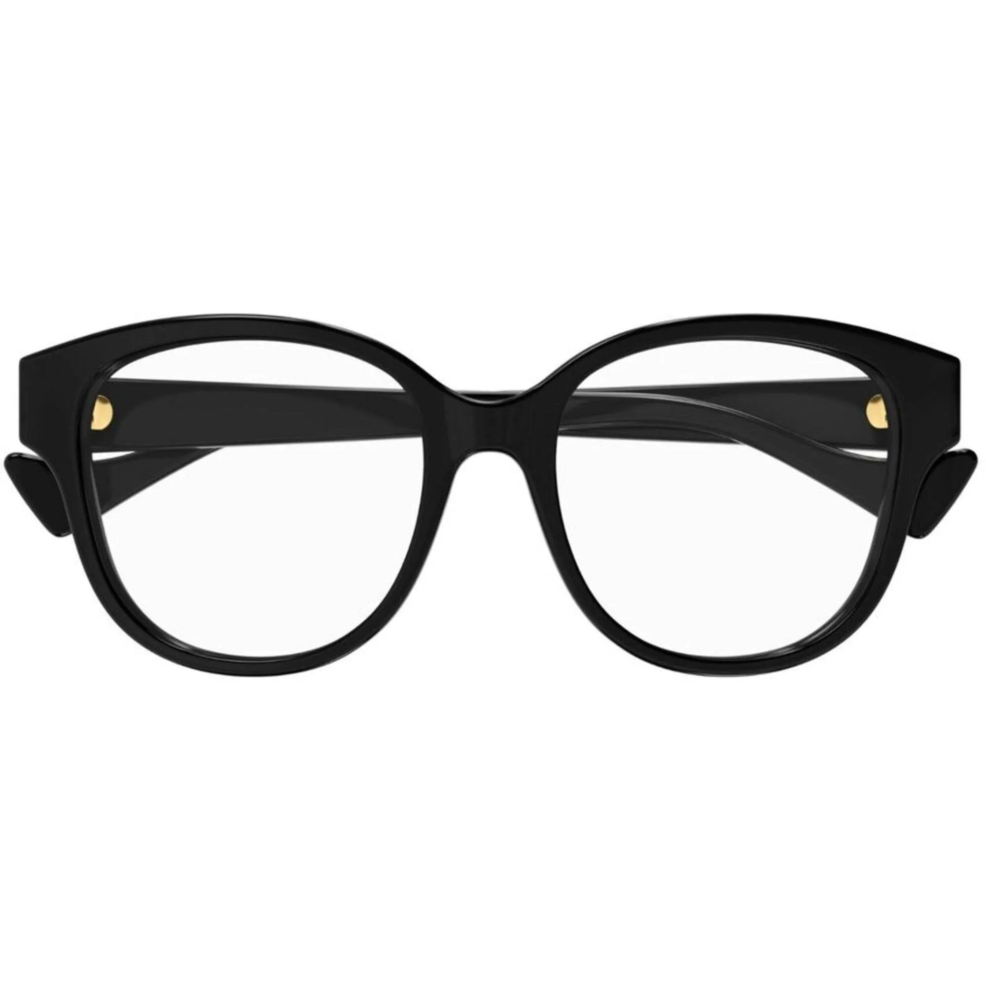 Gucci Women's Eyeglasses - Black Acetate Cat Eye Shape Frame Demo Lens | GG1260OA 001