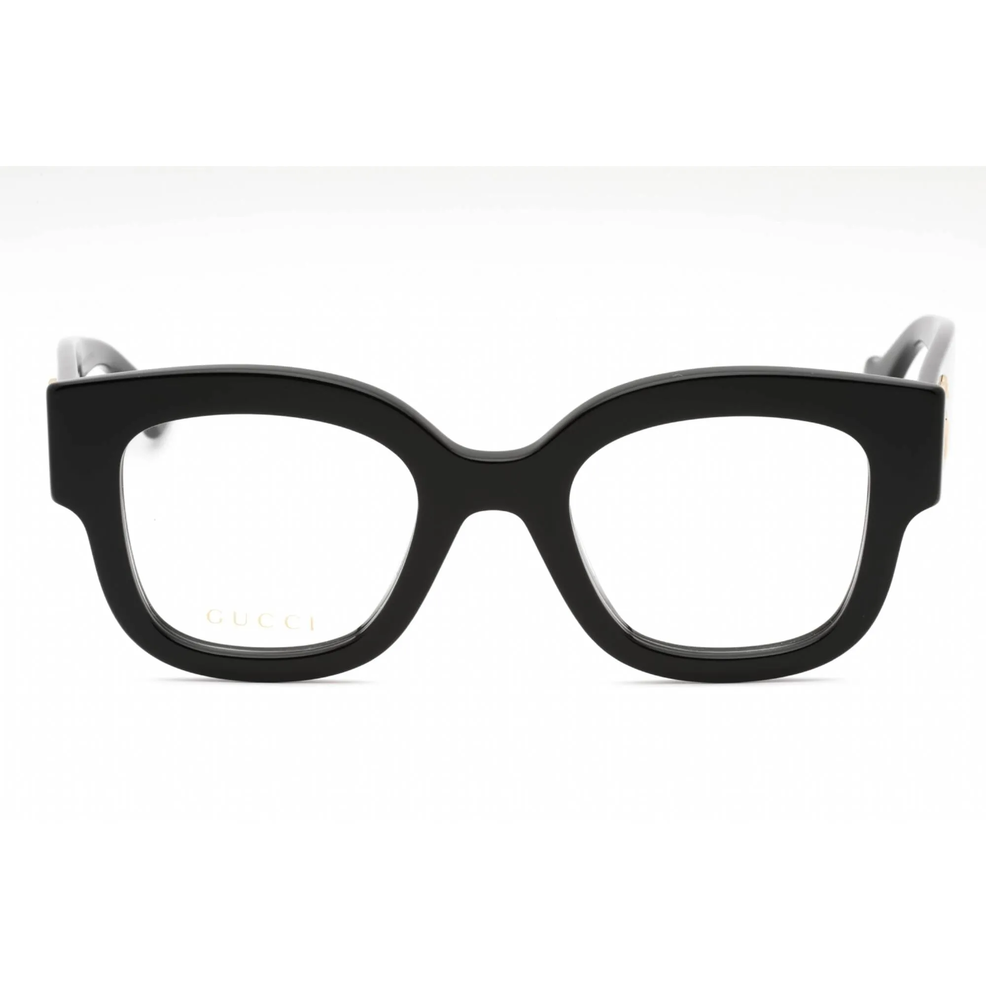 Gucci Women's Eyeglasses - Black Plastic Square Shape Frame Clear Lens | GG1423O 001