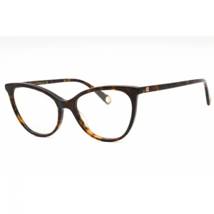 Gucci Women's Eyeglasses - Havana Plastic Cat Eye Frame Clear Demo Lens | GG1079O 003