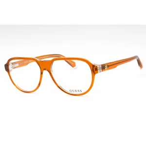 Guess Men's Eyeglasses - Orange/Other Plastic Full Rim Frame | GU50090 044