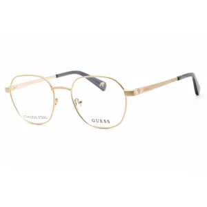 Guess Unisex Eyeglasses - Full Rim Pink Gold Metal Round Shape Frame | GU5222 033