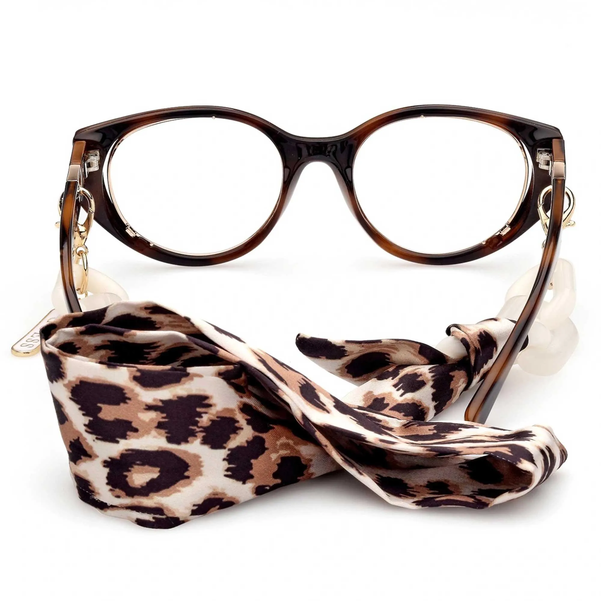 Guess Women's Eyeglasses - Clear Demo Lens Blonde Havana Cat Eye Frame | GU2885 053